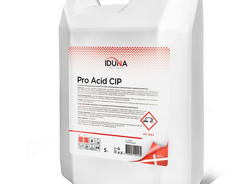 Средство для удаления накипи и других минеральных отложений Iduna Pro Acid Cip 5 л (концентрат)